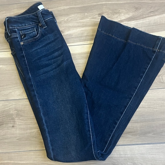 KanCan Deep Indigo Wide-Leg Jeans Women’s Size 26 - Picture 8 of 9